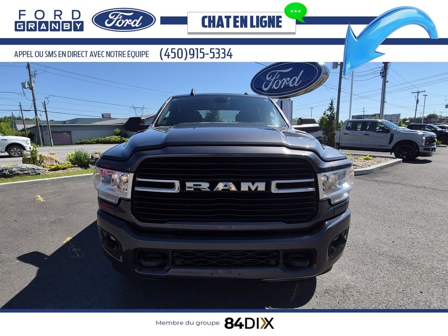 Ram 2500 Big Horn cabine d'équipe 4x4 caisse de 8 pi 2019 Gris
