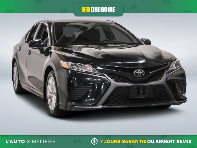 Toyota Camry 730155 | SE AUTO A/C CUIR NAV GR ELECT MAGS CAM RECUL 2019 Noir Laval - photo #0