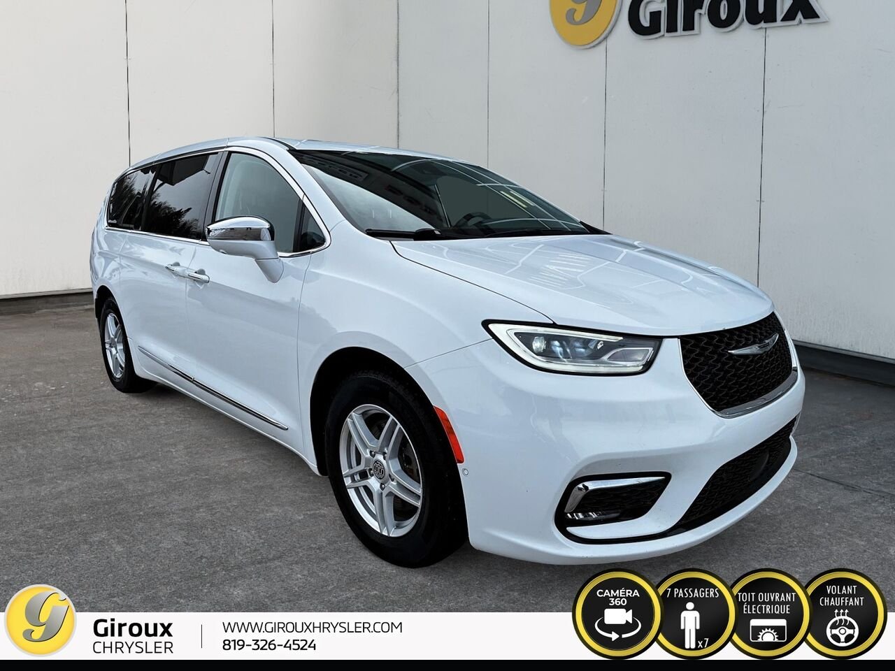 2022 Chrysler Pacifica Hybrid White Sainte-Agathe-des-Monts - photo #3