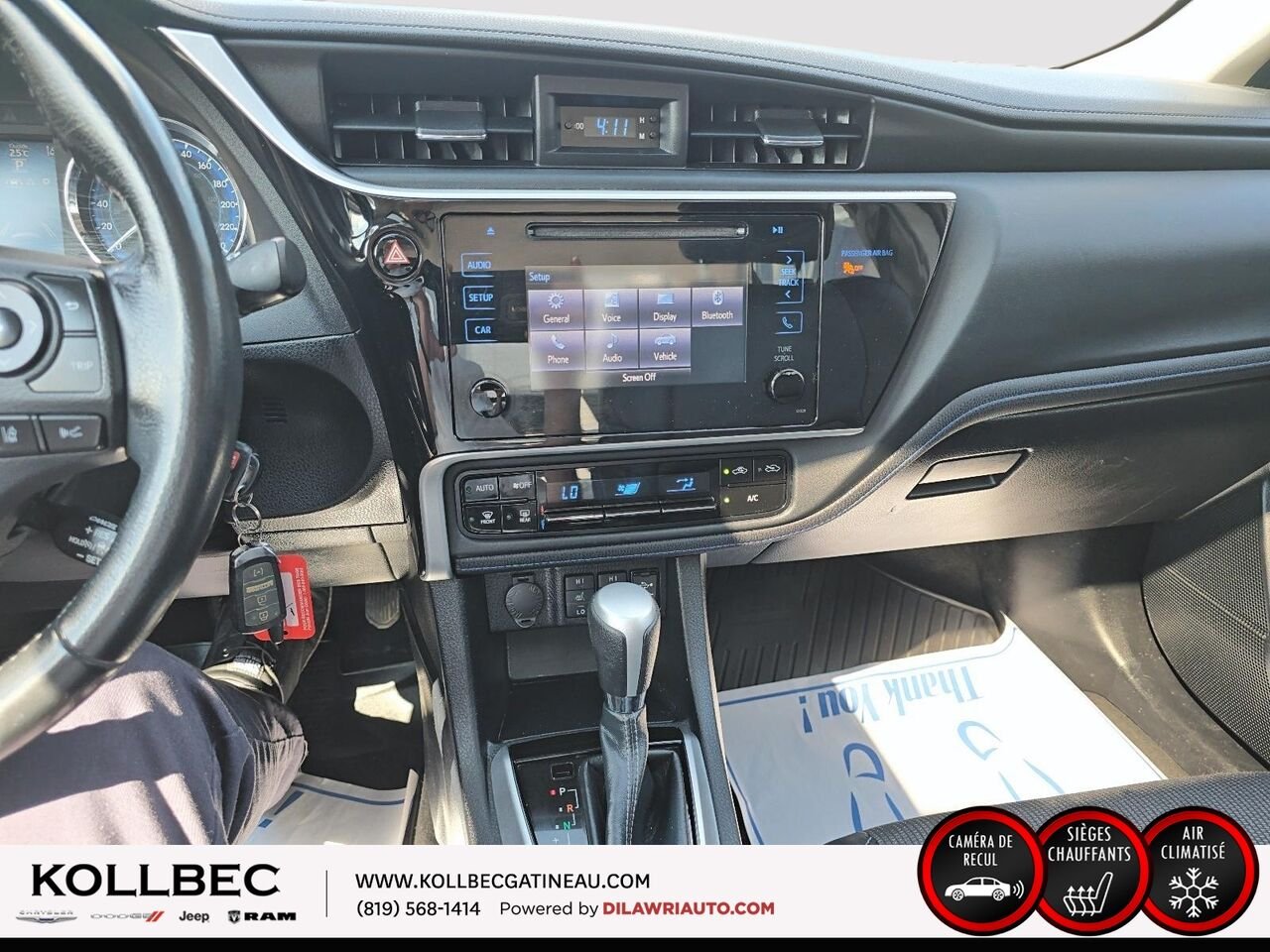 TOYOTA COROLLA SE 2018 Blanc Ottawa & Gatineau - photo #26