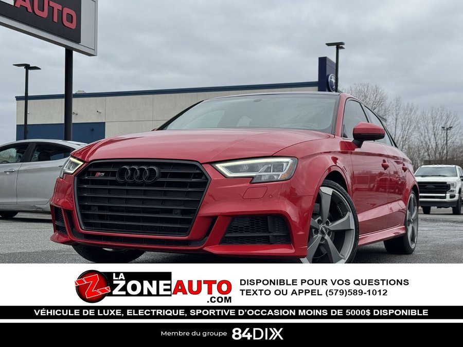 2020 Audi S3 Technik 2020 Red