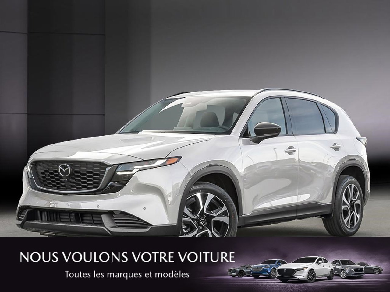 Mazda CX-5 JM3KMBHA4T0128520 2026 Blanc rhodium métallisé Mirabel - photo #0