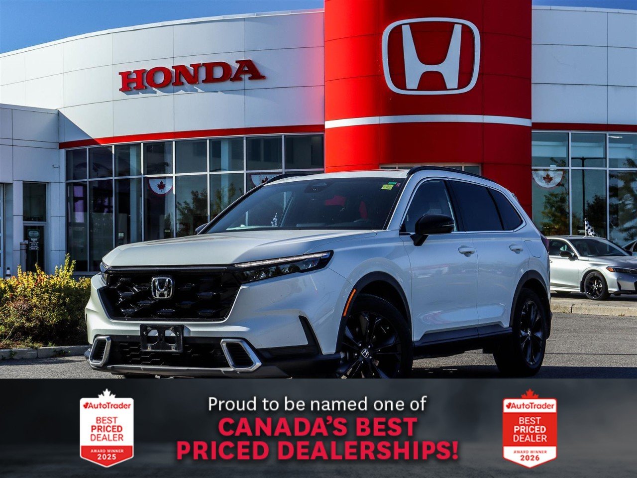 Honda CR-V hybride Touring AWD 2023 White Ottawa & Gatineau - photo #0