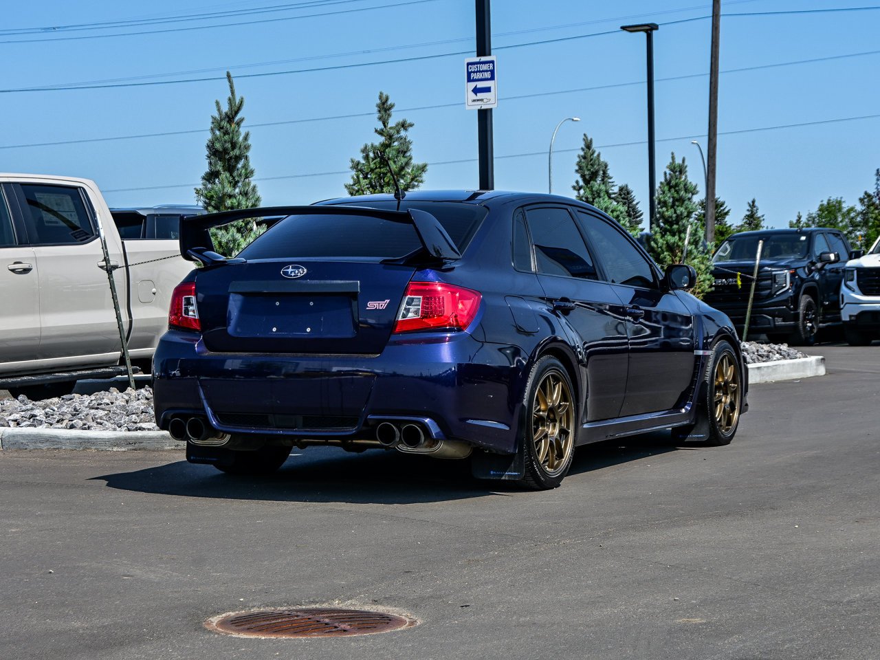 2011 Subaru Impreza 4dr Sdn WRX STI Blue Sherwood Park - photo #12