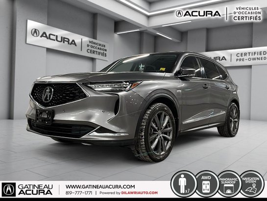 Acura MDX ***CLEAN CARFAX + CUIR + TOIT *** 2022 Gris