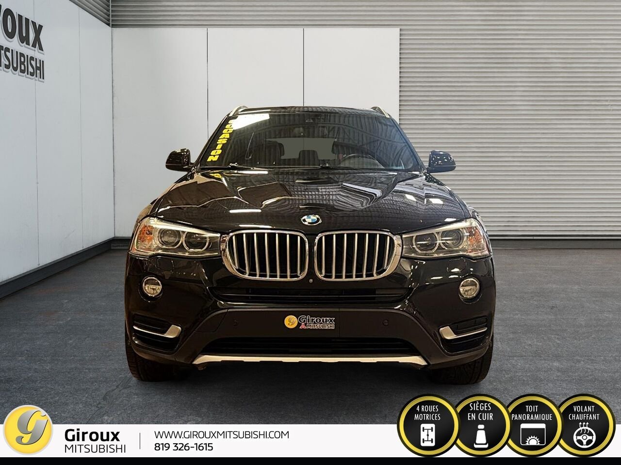 BMW X3 XDRIVE28I 2017 Noir Sainte-Agathe-des-Monts - photo #1