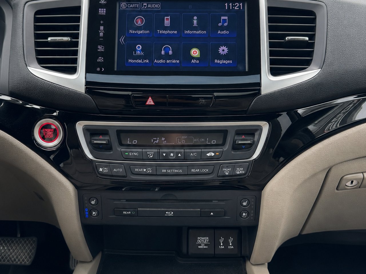 Honda Pilot Touring 2016 Noir Granby - photo #21