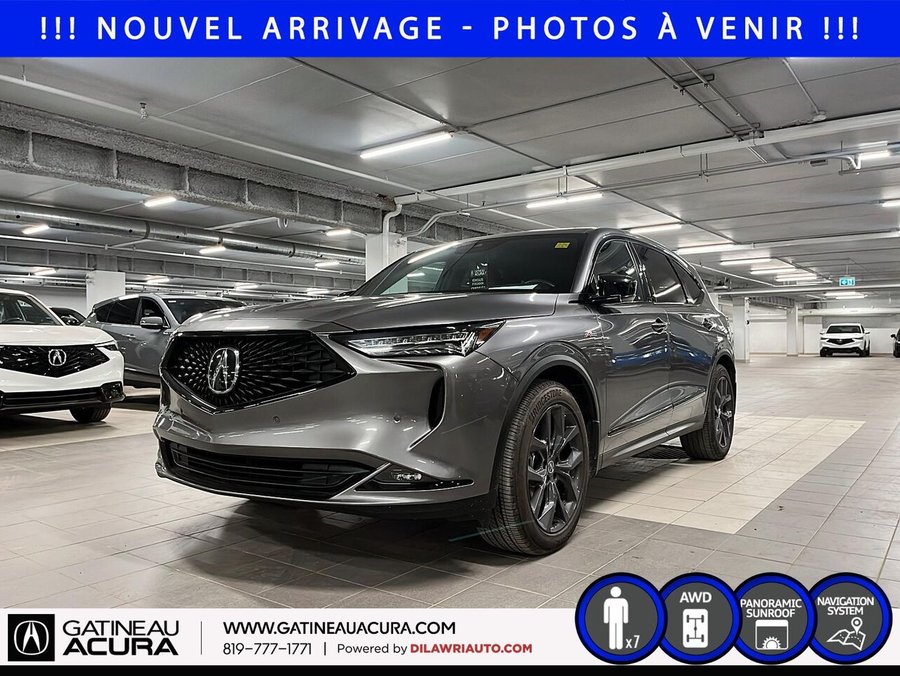 Acura MDX *** UN PROPRIO + CLEAN CARFAX *** 2023 Gris