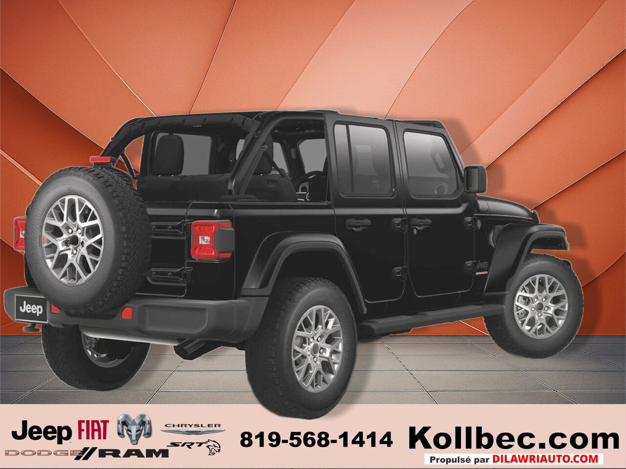 2025 Jeep Wrangler 251260 | Sahara 4 portes 4x4 Black Gatineau - photo #5