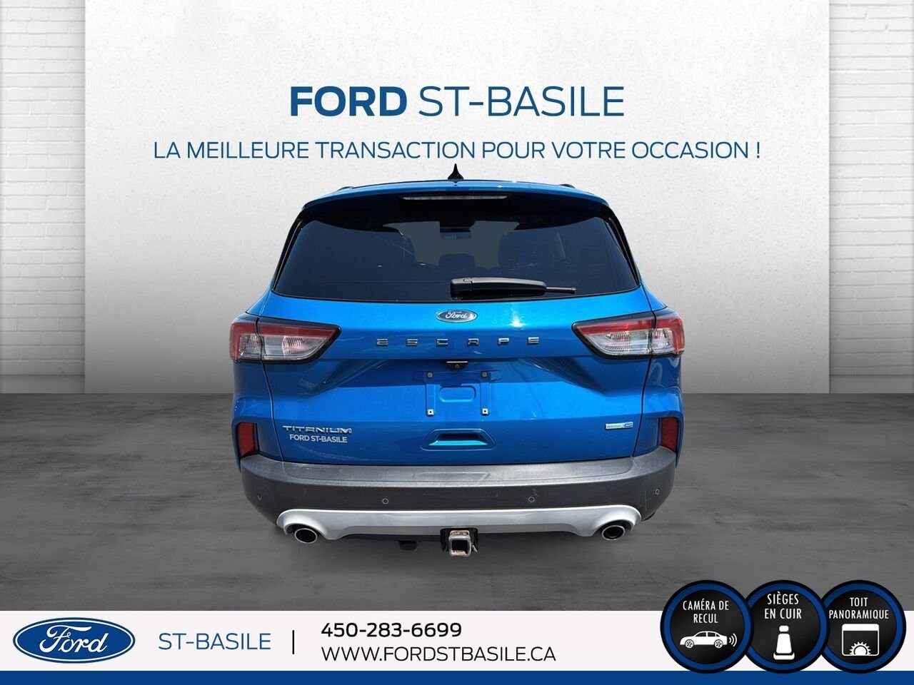 Ford Escape 2020 Bleu Saint-Basile-le-Grand - photo #6