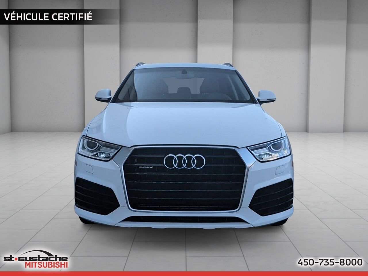 Audi Q3 2018 Blanc Saint-Eustache - photo #1