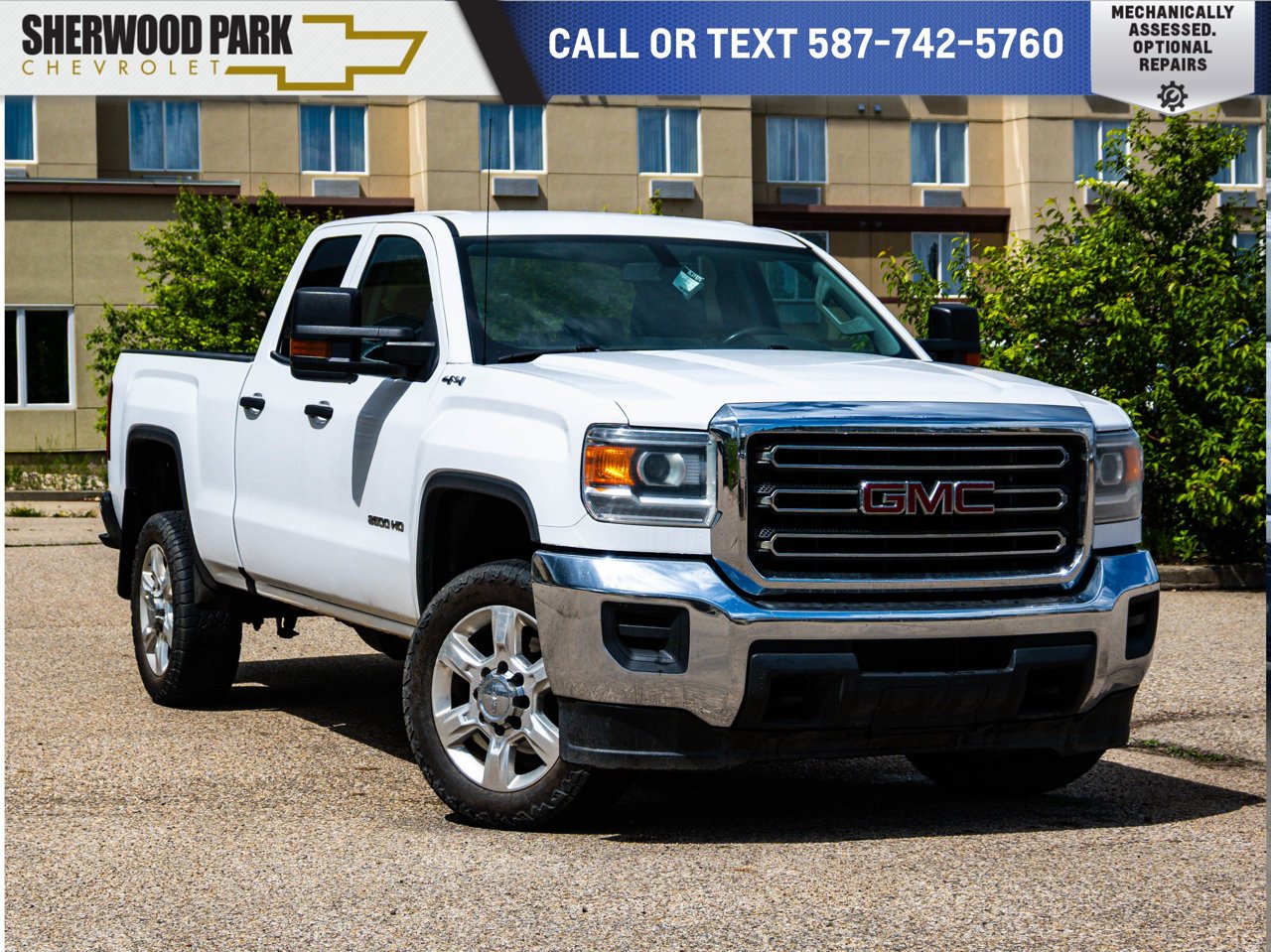 2018 GMC Sierra 2500HD 4WD Double Cab 144.2 White Sherwood Park - photo #0