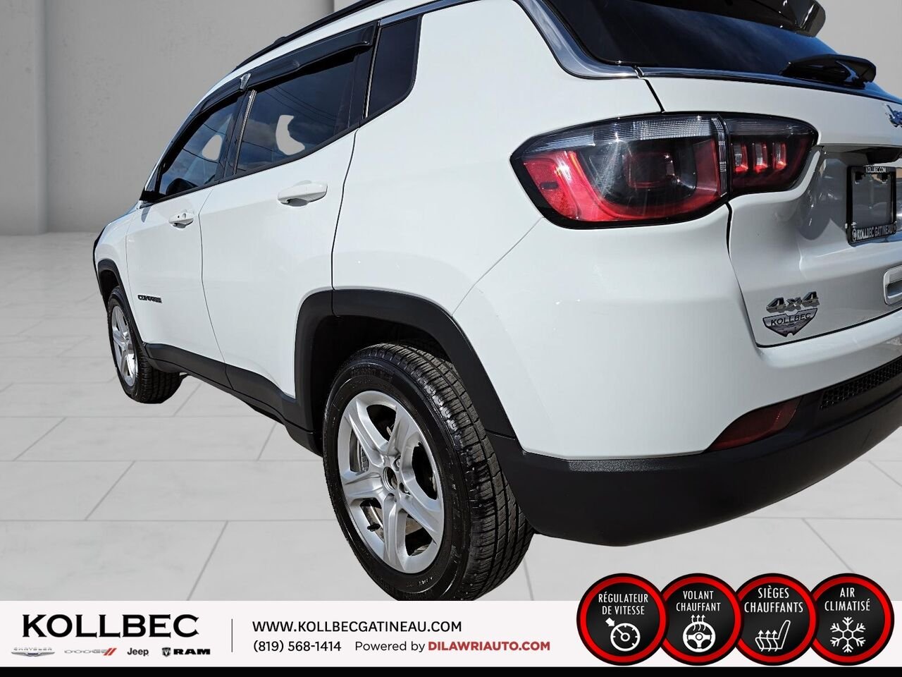 2023 JEEP COMPASS 223111 | North 4x4 White Gatineau - photo #17