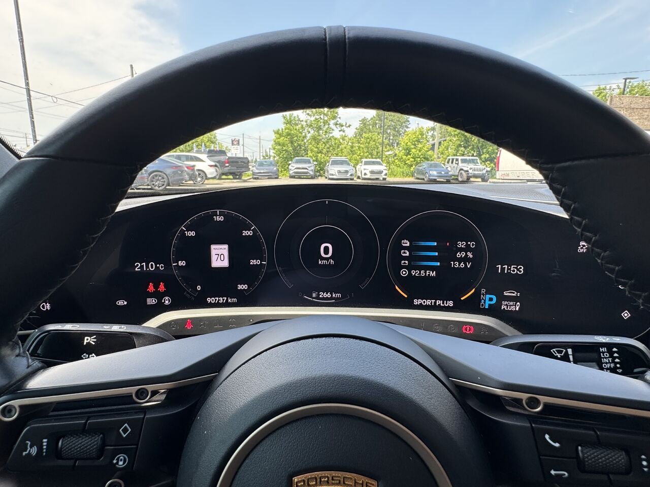 2020 Porsche Taycan 4S Blue Granby - photo #30