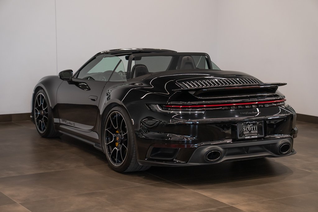 2021 Porsche 911 Turbo S cabriolet Black Kirkland - photo #6