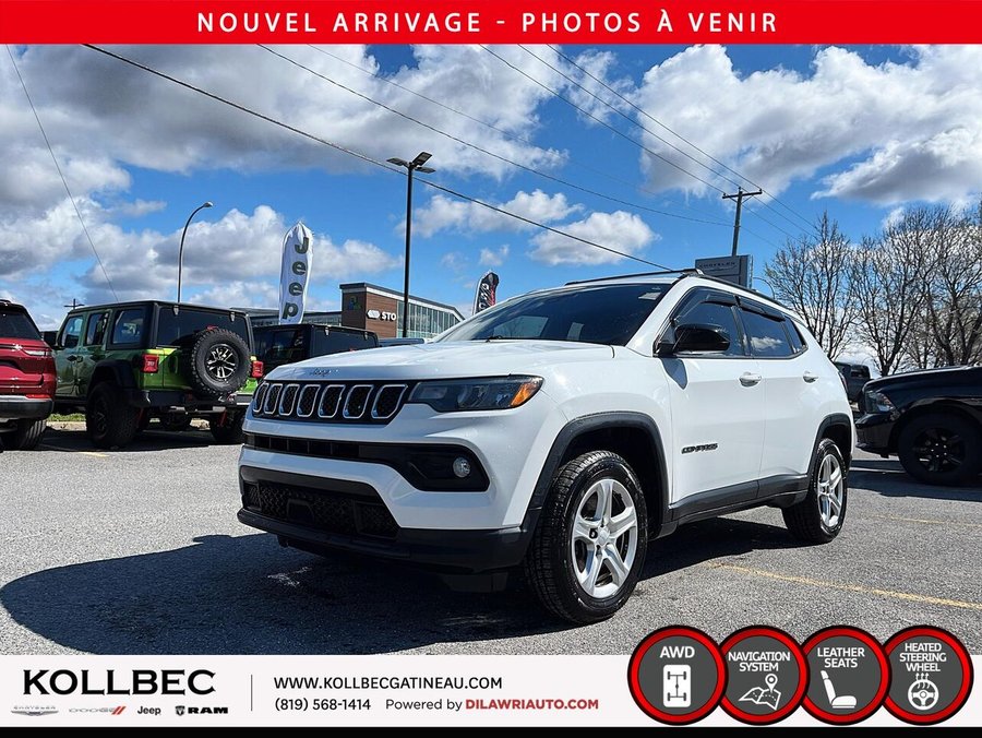 JEEP COMPASS *** CLEAN CARFAX *** 2023 Blanc