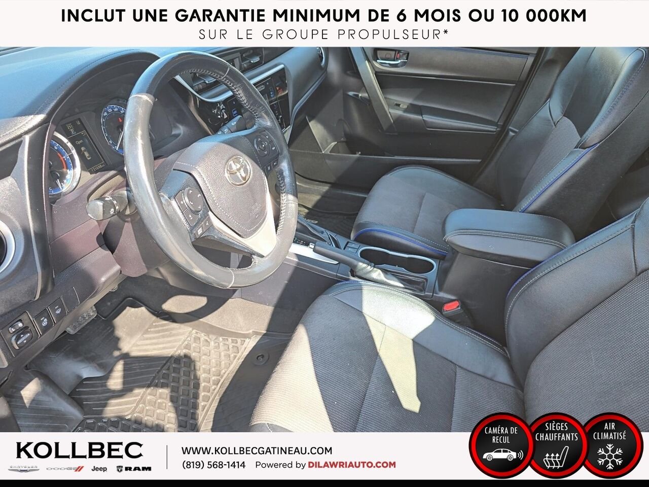TOYOTA COROLLA SE 2018 Blanc Ottawa & Gatineau - photo #24