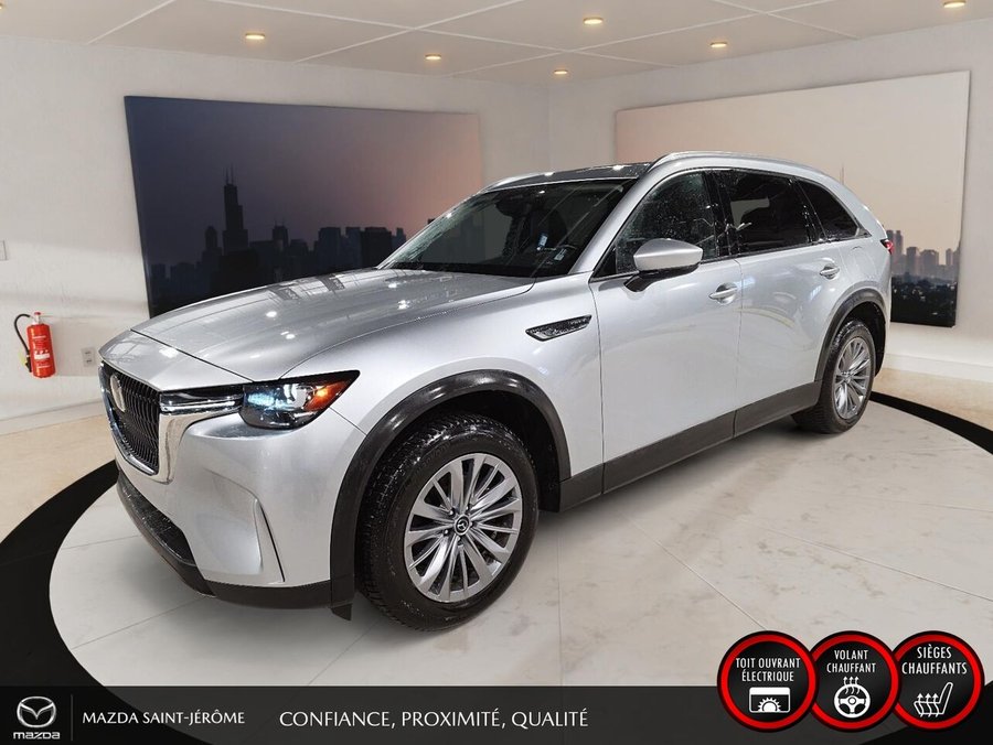 2024 Mazda CX-90 hybride rechargeable GS-L | PHEV | HYBRIDE RECHARGABLE | 7 PASS CUIR Grey