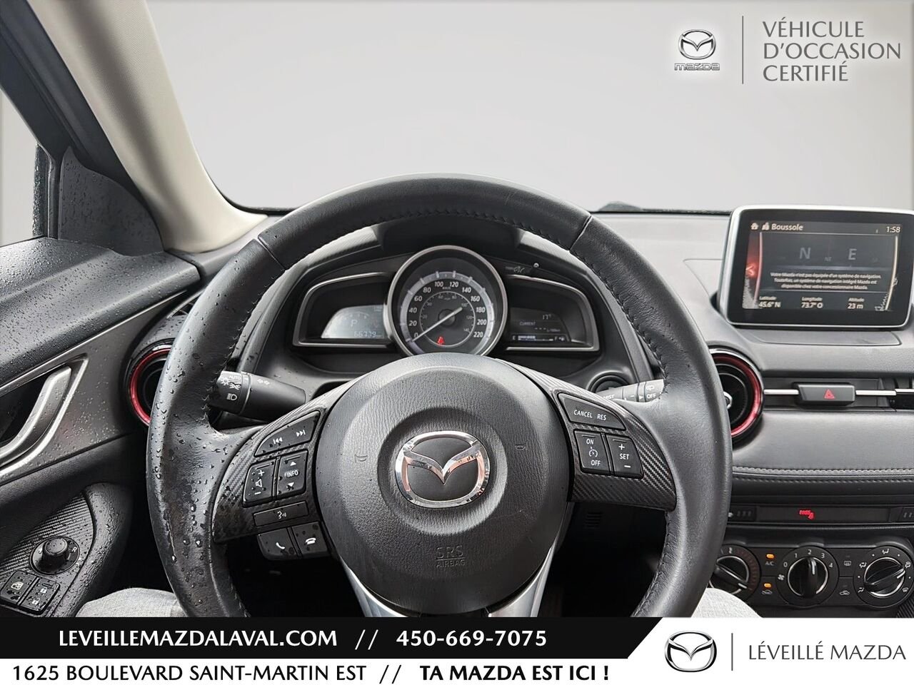 Mazda CX-3 Traction avant 4 portes GS 2016 Noir Laval - photo #15