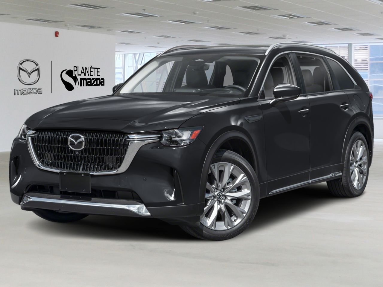Mazda CX-90 hybride léger JM3KKDHD9T1389258 2026 Noir de jais mica Mirabel - photo #0
