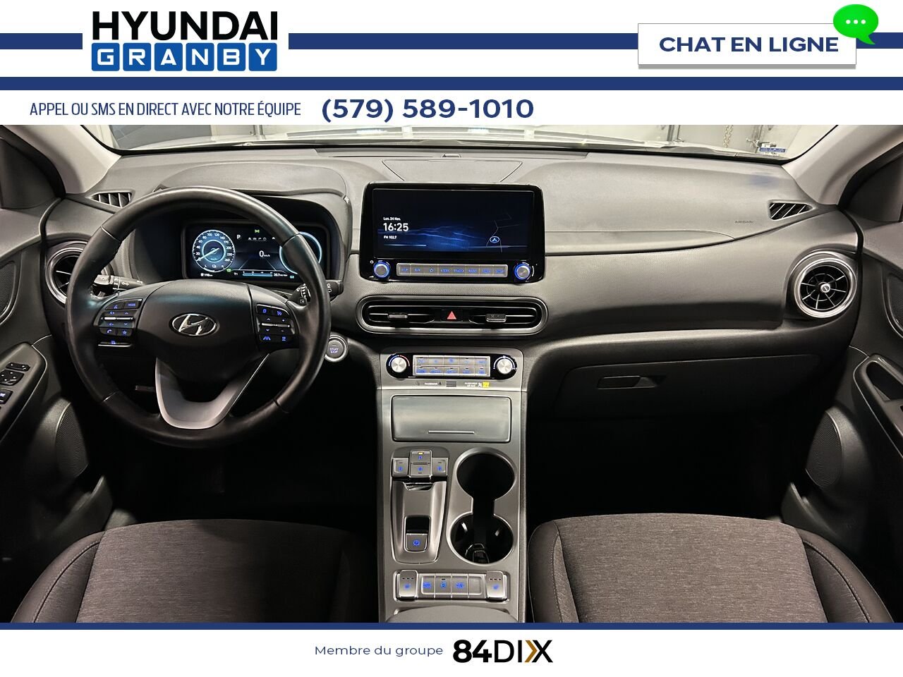 Hyundai Kona électrique 2023 Gris Granby - photo #13