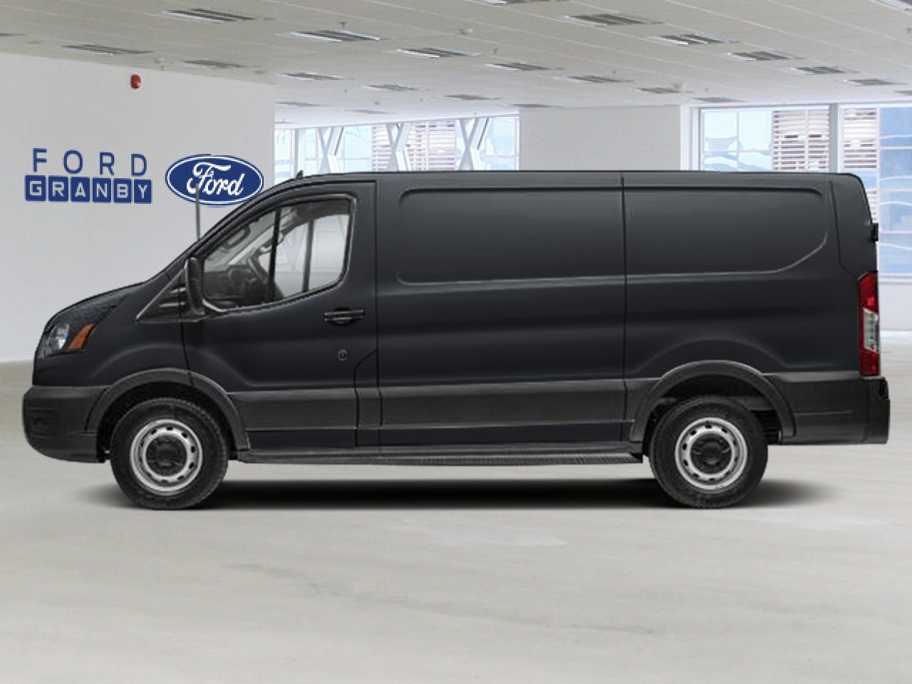 2025 Ford Transit Cargo Van Agate Black Metallic Granby - photo #1
