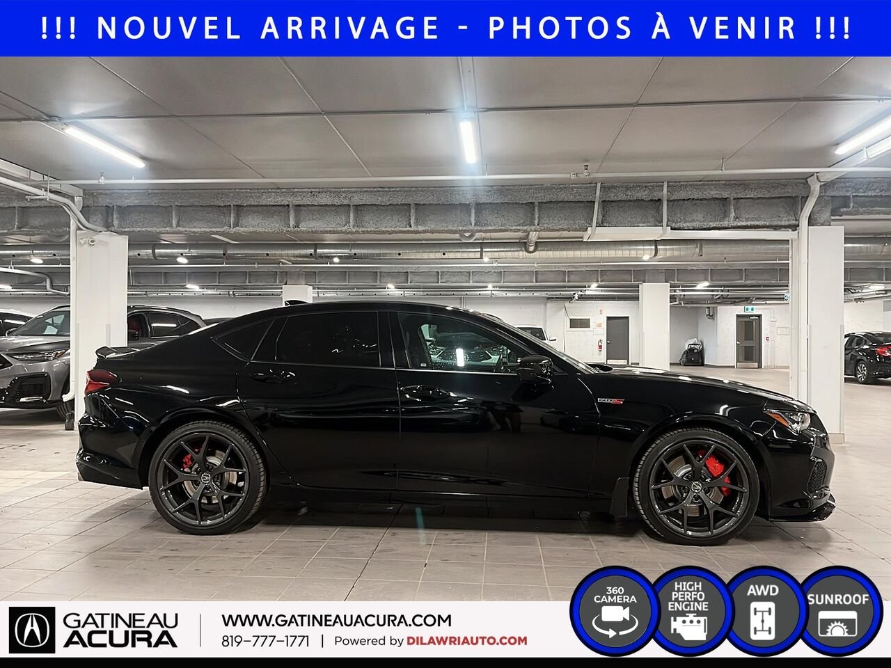 Acura TLX Type S SH-AWD 2025 Noir Gatineau - photo #3