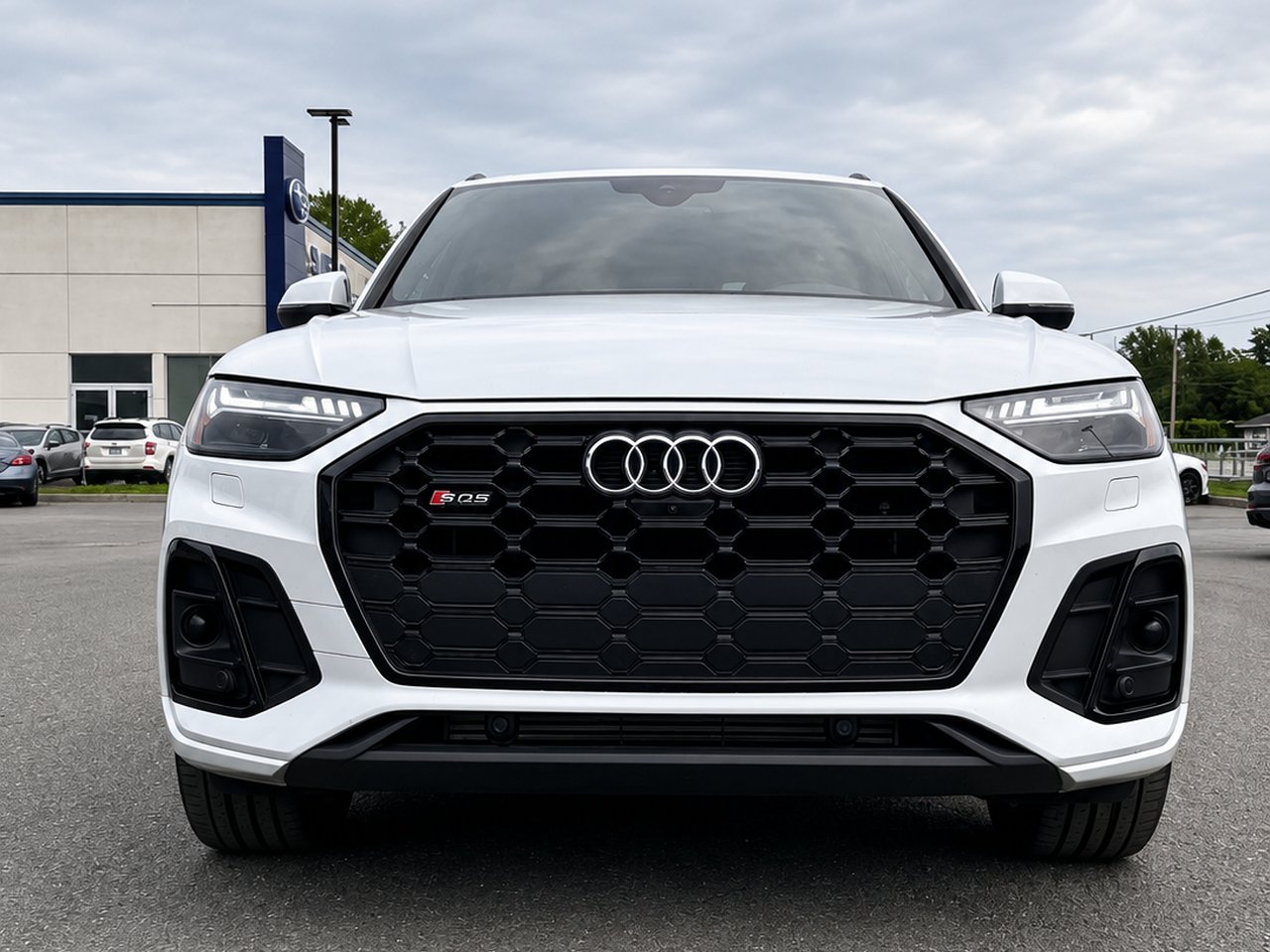 Audi SQ5 Technik 2021 Blanc Granby - photo #8