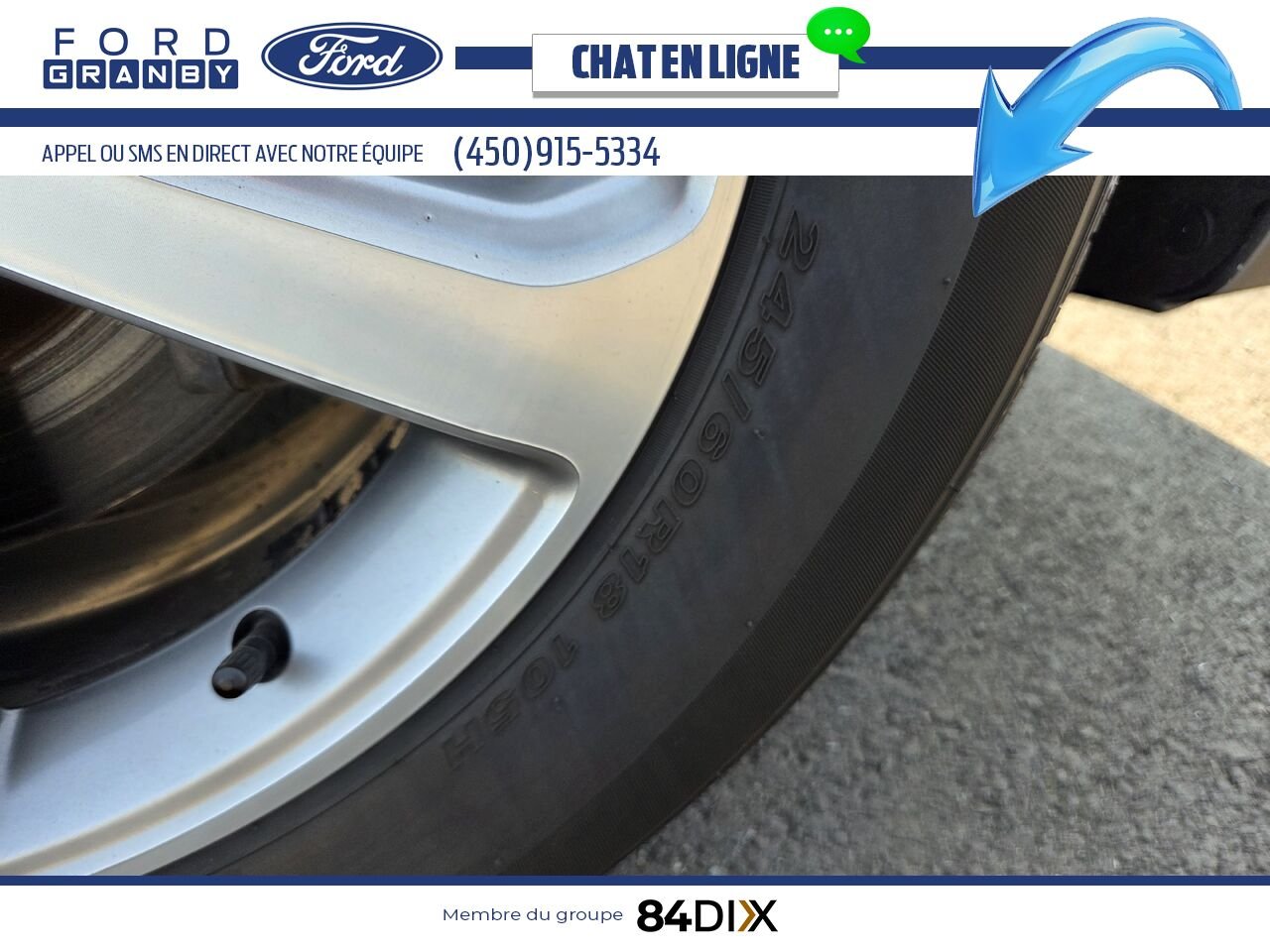 Ford Edge 2022 Blanc Granby - photo #25