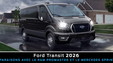 Ford Transit vs RAM ProMaster vs Mercedes-Benz Sprinter : quelle fourgonnette commerciale choisir à Lanaudière?