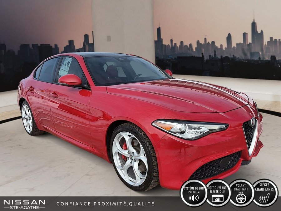 Alfa Romeo Giulia SPORT | AWD | CUIR |TOIT OUVRANT 2021 Rouge