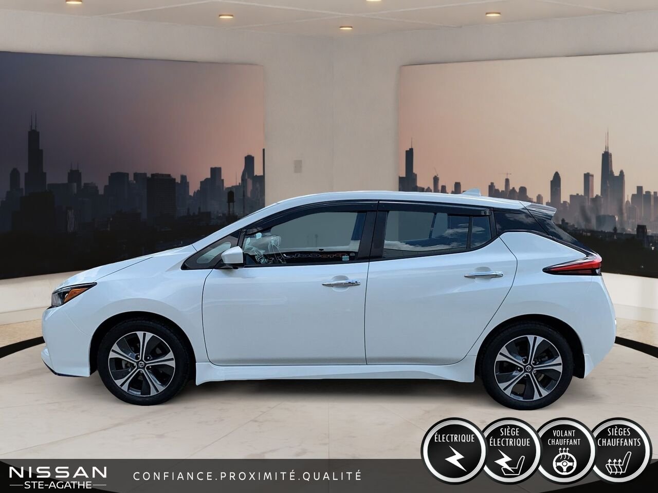 Nissan LEAF 2021 Blanc Saint-Jérôme - photo #5