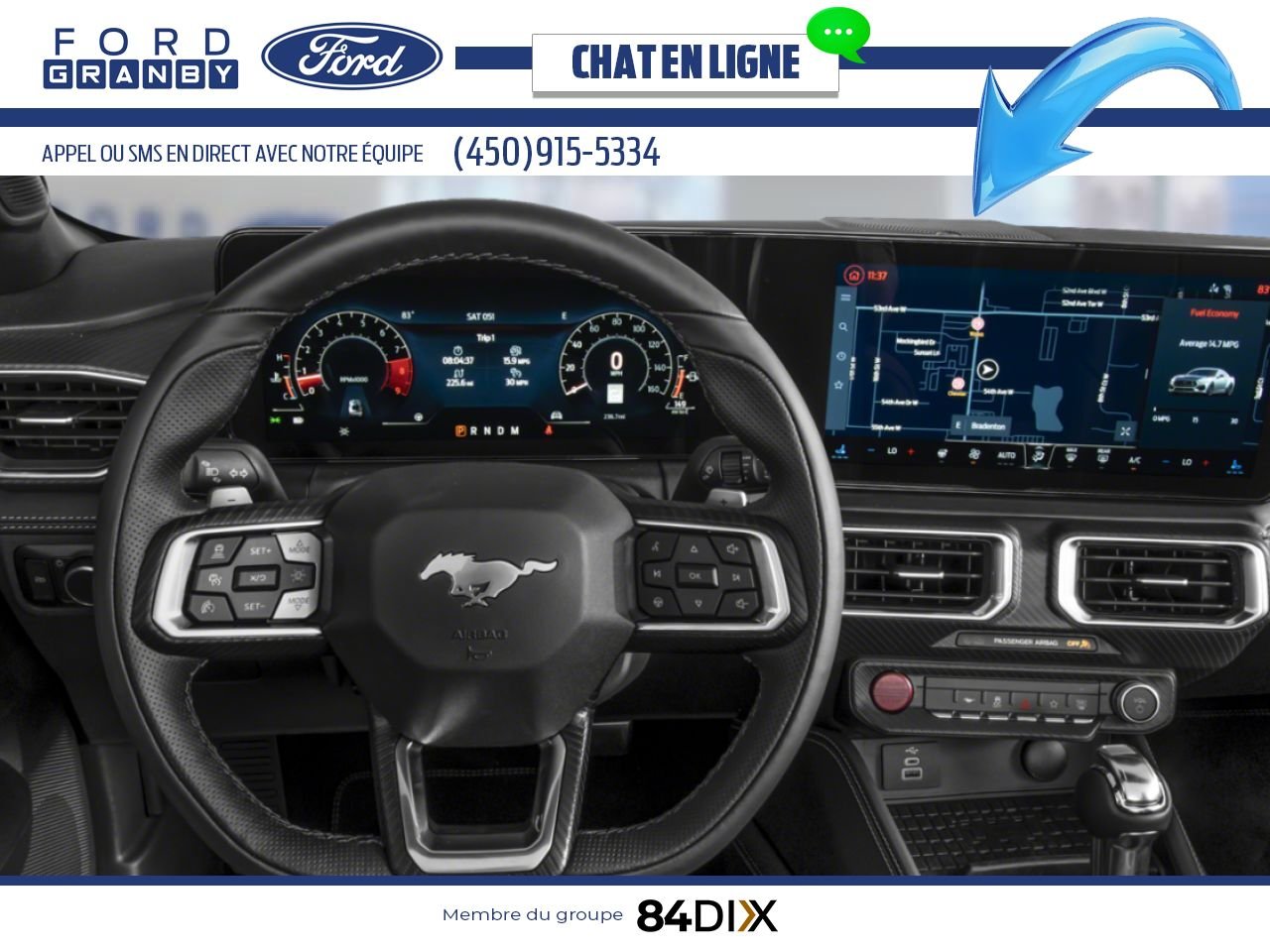 2024 Ford Mustang Shadow Black Granby - photo #8