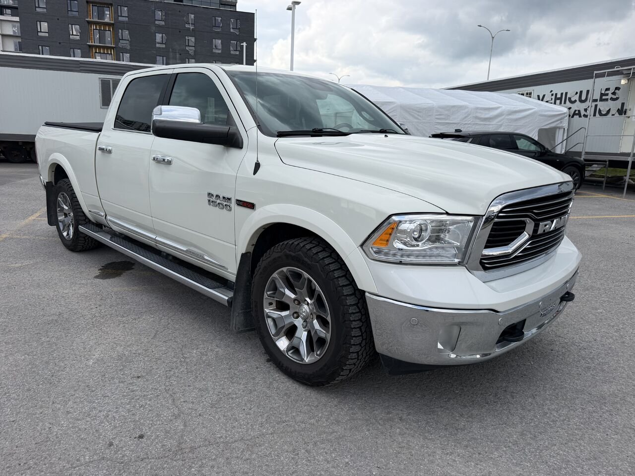 2018 Ram 1500 *DIESEL* LIMITED CREW CAB White Laval - photo #1