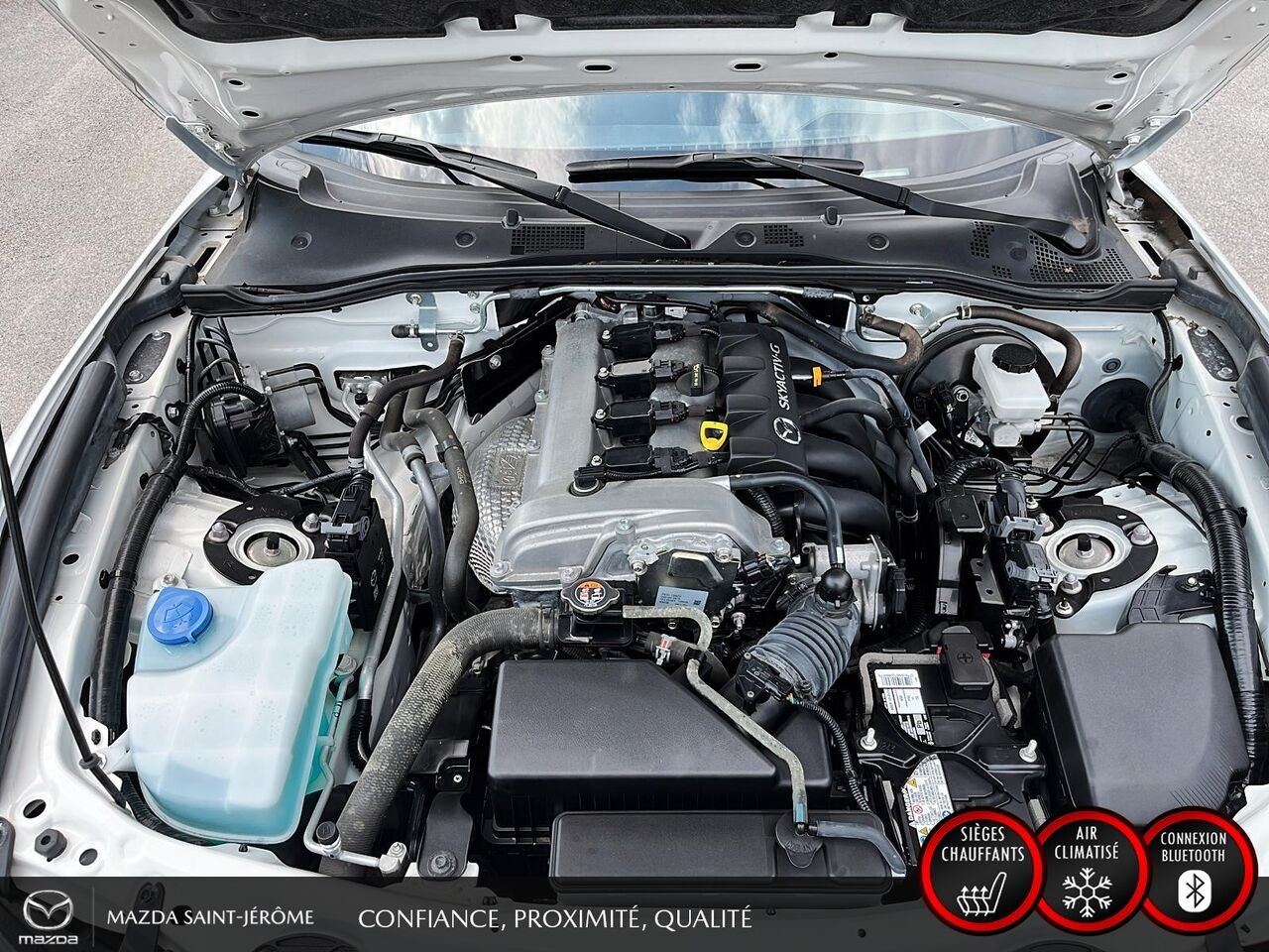 Mazda MX-5 RF 2023 Blanc Saint-Jérôme - photo #23