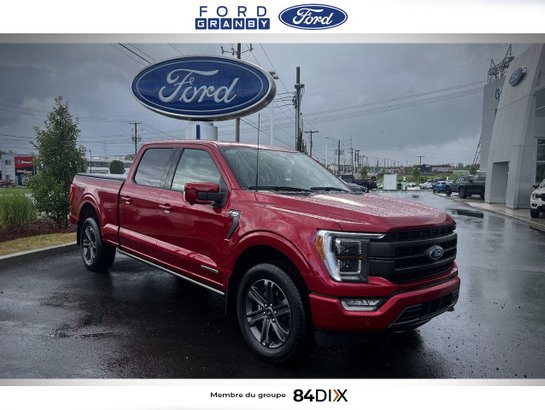 Ford F-150 LARIAT cabine SuperCrew 4RM caisse de 6,5 pi 2023 Rouge