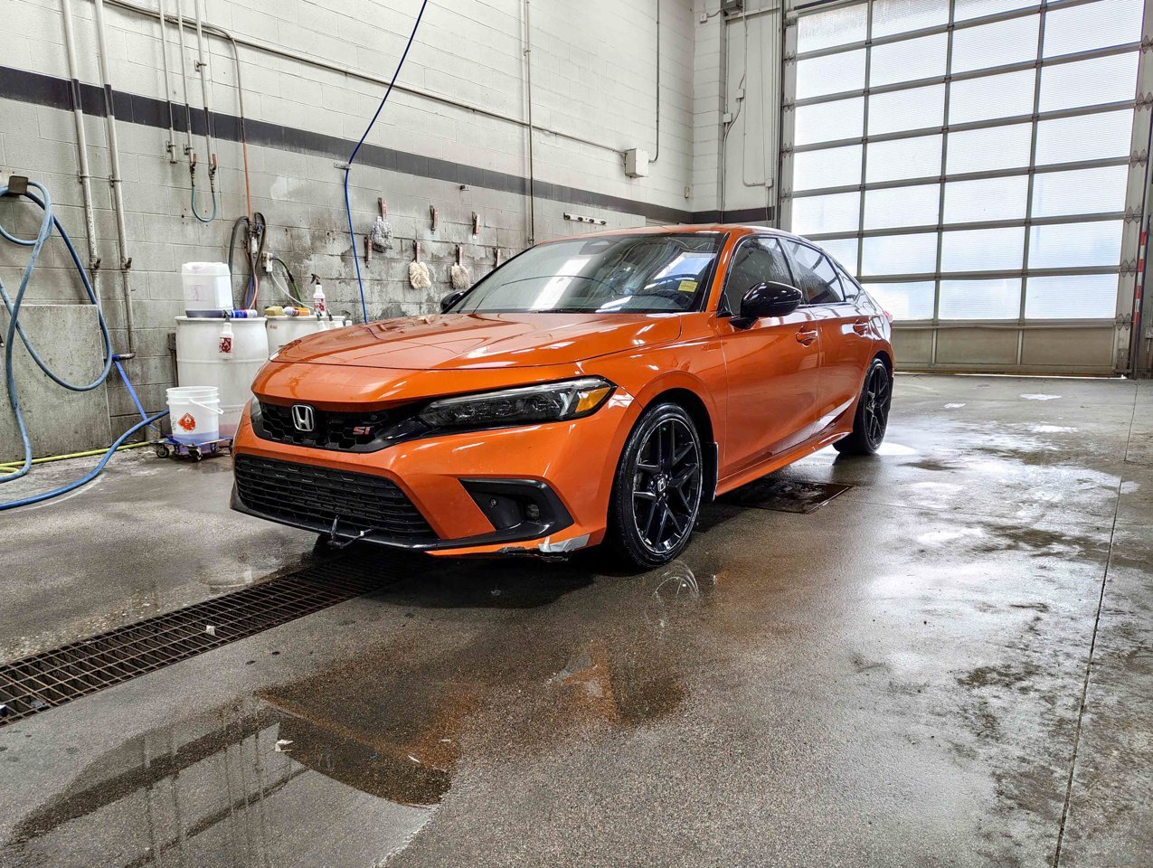 2023 Honda Civic Si Manual Orange Sherwood Park - photo #3
