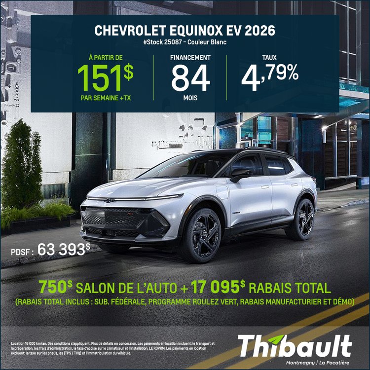 Thibault gm montmagny promo mars EQUINOX EV 2026