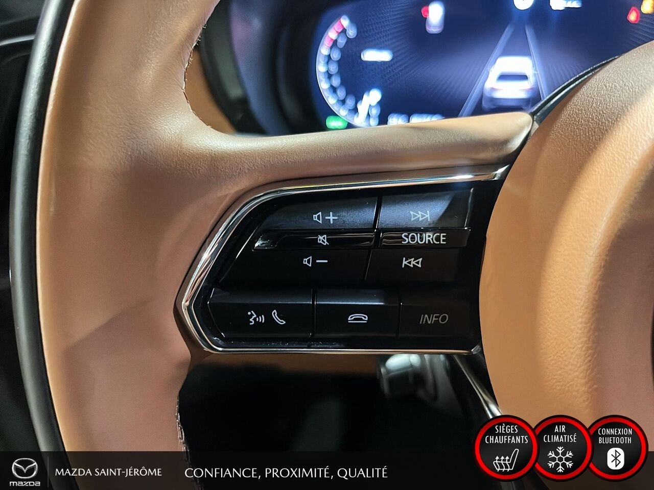 2024 Mazda CX-90 hybride léger Signature | TOIT PANORAMIQUE | AWD | CUIR | SIEGES CAPITAINES | Grey Saint-Jérôme - photo #14