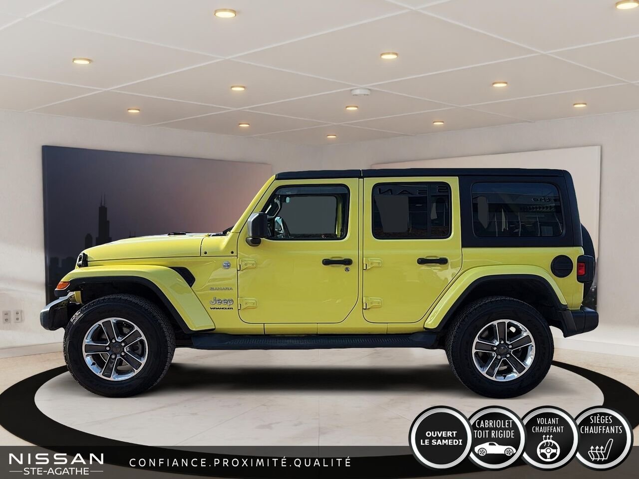 2023 Jeep Wrangler Sahara 4 portes 4x4 Yellow Saint-Jérôme - photo #5