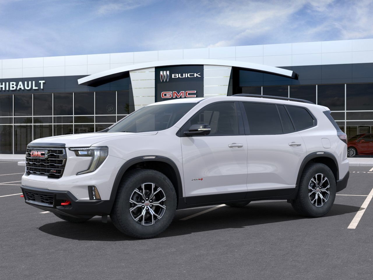 GMC Acadia AT4 2025 Blanc givré, triple couche Granby - photo #1