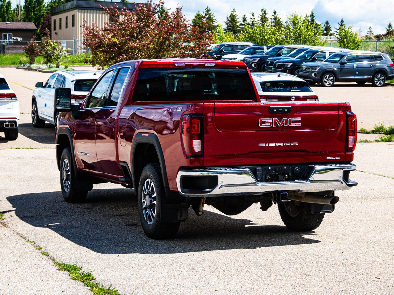 2024 GMC Sierra 2500HD 4WD Double Cab 149 SLE Red Sherwood Park - photo #10