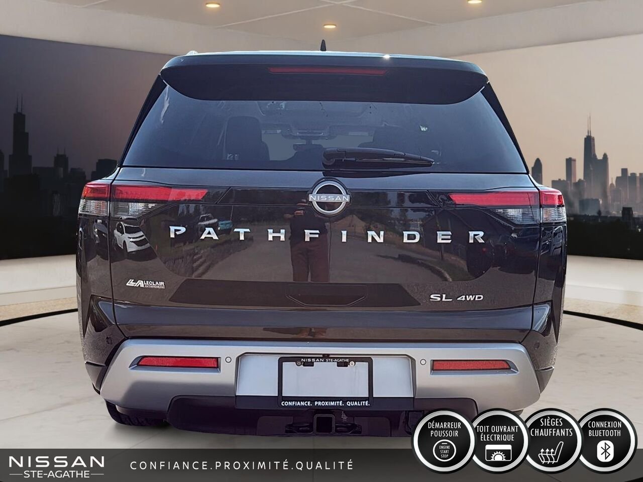 Nissan Pathfinder 2024 Noir Ste-Agathe des Monts - photo #3