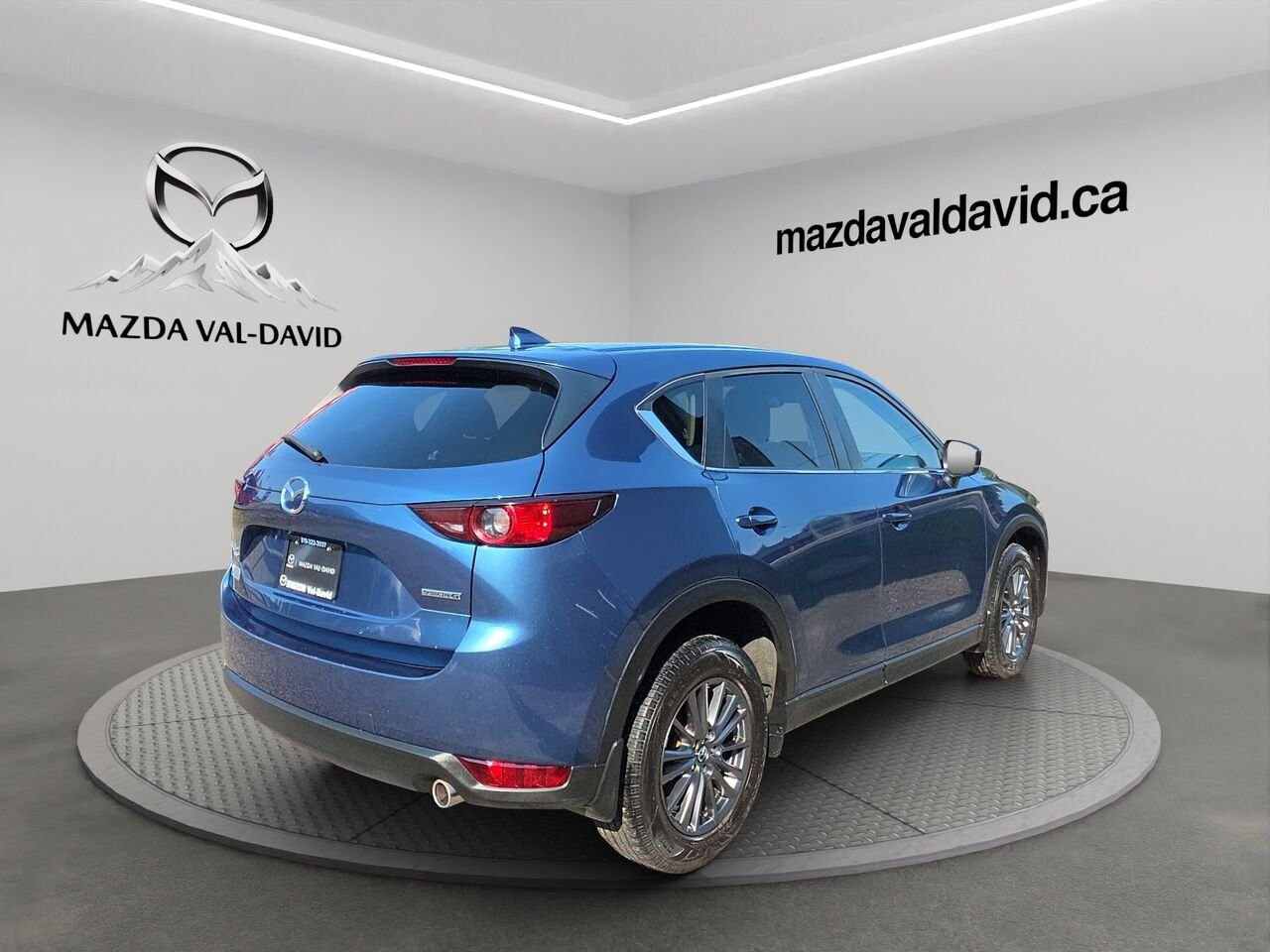 2021 Mazda CX-5 GS TI BA, bluetooth, Volant chauffant, commande audio au volant Blue Val-David - photo #24