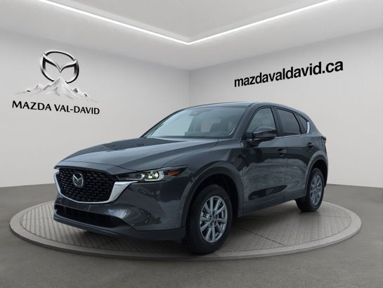 Mazda CX-5 Gs, awd, sièges, volant et rétroviseurs chauffants, hayon électrique 2025 Gris polymétal métallisé