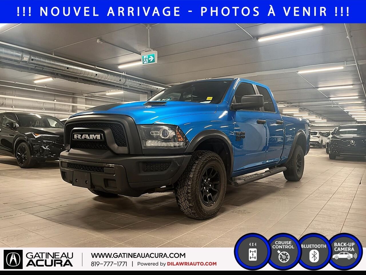 Ram 1500 Classic Warlock Quad Cab 4x4 2021 Bleu Ottawa & Gatineau - photo #0