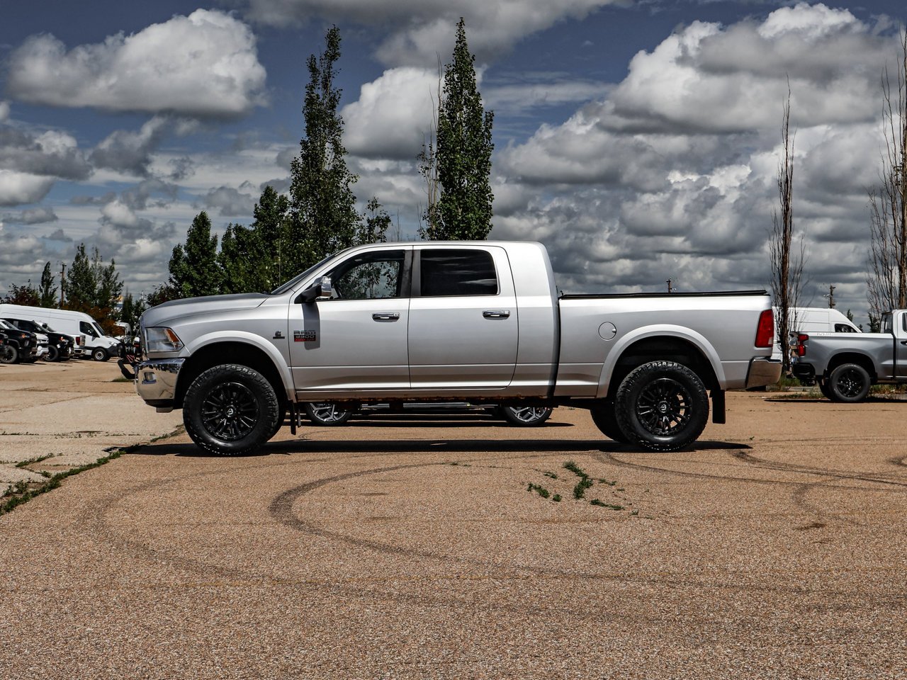 2010 Dodge Ram 3500 4WD Mega Cab 160.5 Laramie Grey Sherwood Park - photo #4
