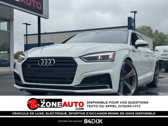 Audi S5 Sportback Technik 2019 2019 Blanc