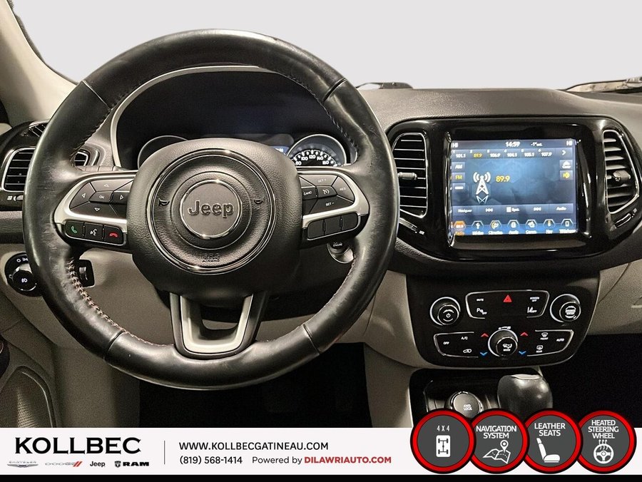 JEEP COMPASS *** UN PROPRIO + CLEAN CARFAX *** 2018 Blanc