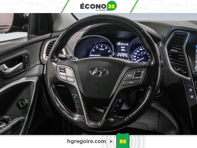 Hyundai Santa Fe 821297A | Limited AWD A/C CUIR TOIT NAVY GR ELECT MAGS CAM 2017 Gris Laval - photo #16